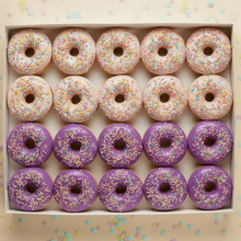 Afbeelding in Gallery-weergave laden, 20 Mini Donuts Lichtroze-Paars