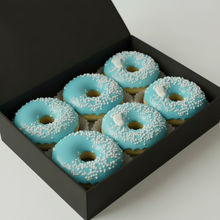 Afbeelding in Gallery-weergave laden, 6 blauwe donuts alleen 2 met voetje