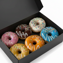Afbeelding in Gallery-weergave laden, 6 klassieke donuts in zwarte doos