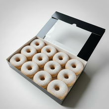 Afbeelding in Gallery-weergave laden, Donutdoos 12 stuks gesuikerde donuts