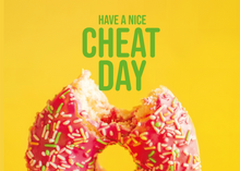 Afbeelding in Gallery-weergave laden, Mini Donut Box + wenskaart 'Happy cheatday'