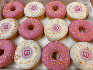 Customized logo donutbox 12 stuks