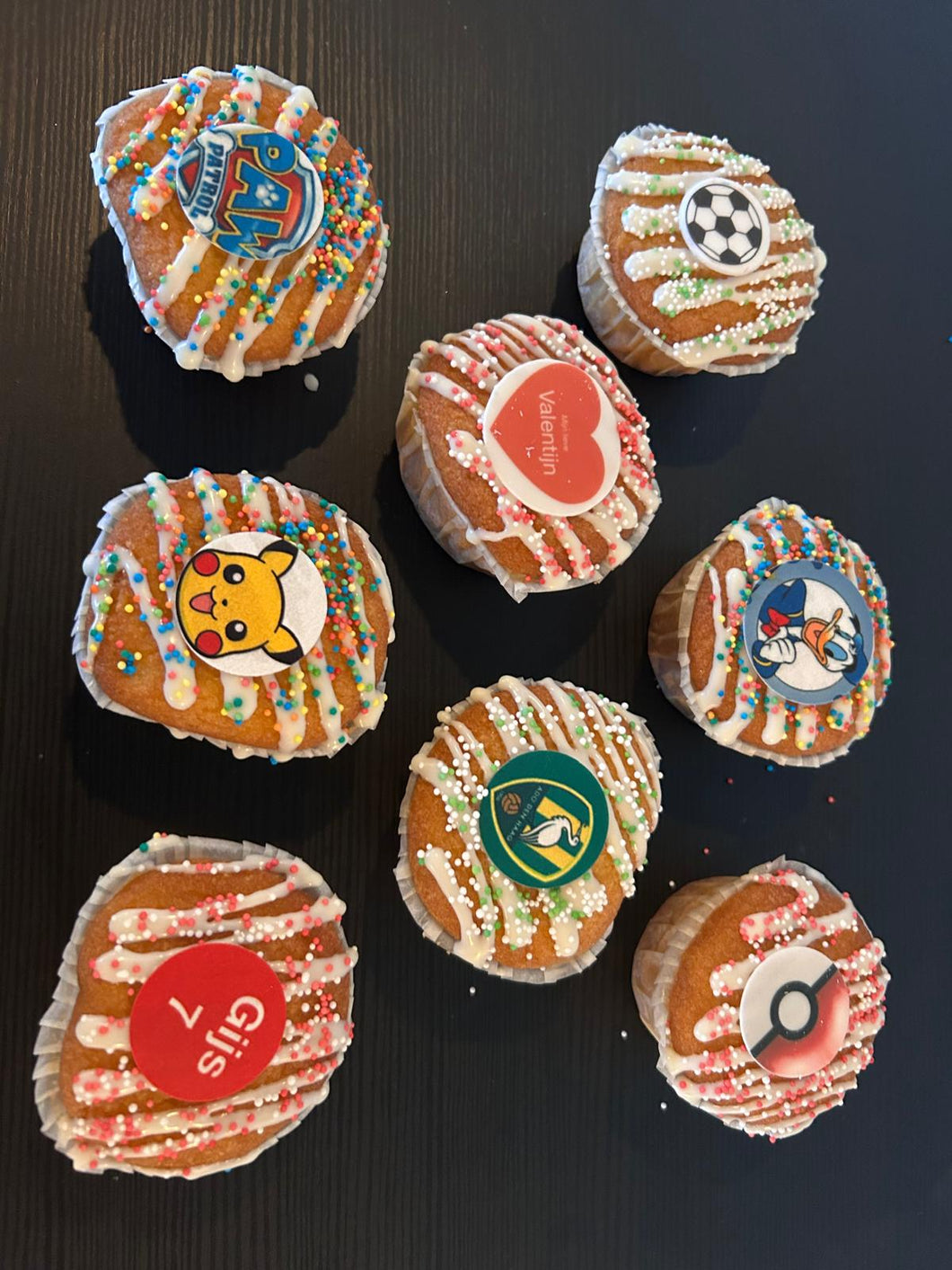 logo cupcakes 10 stuks