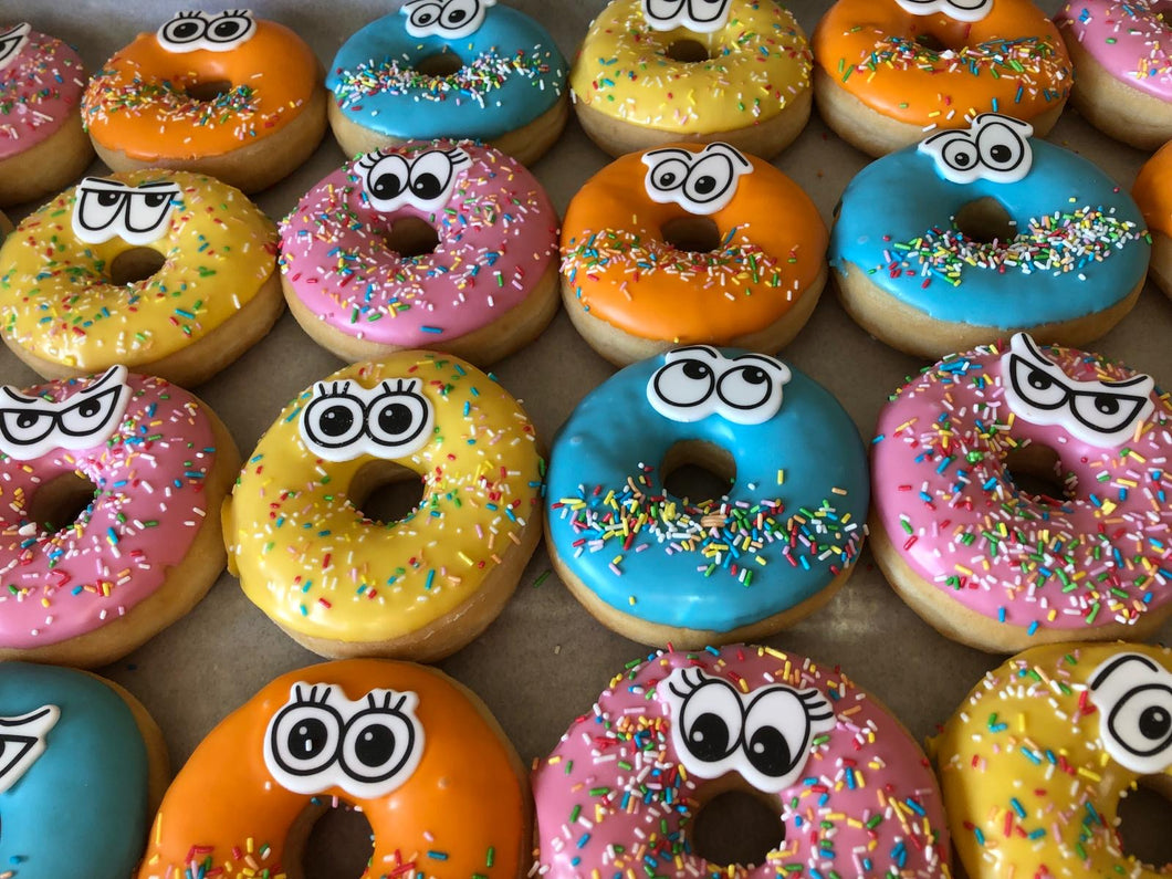 Monster donuts kidsparty 12 stuks