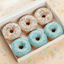 Afbeelding in Gallery-weergave laden, Wit-Blauw Donut Box
