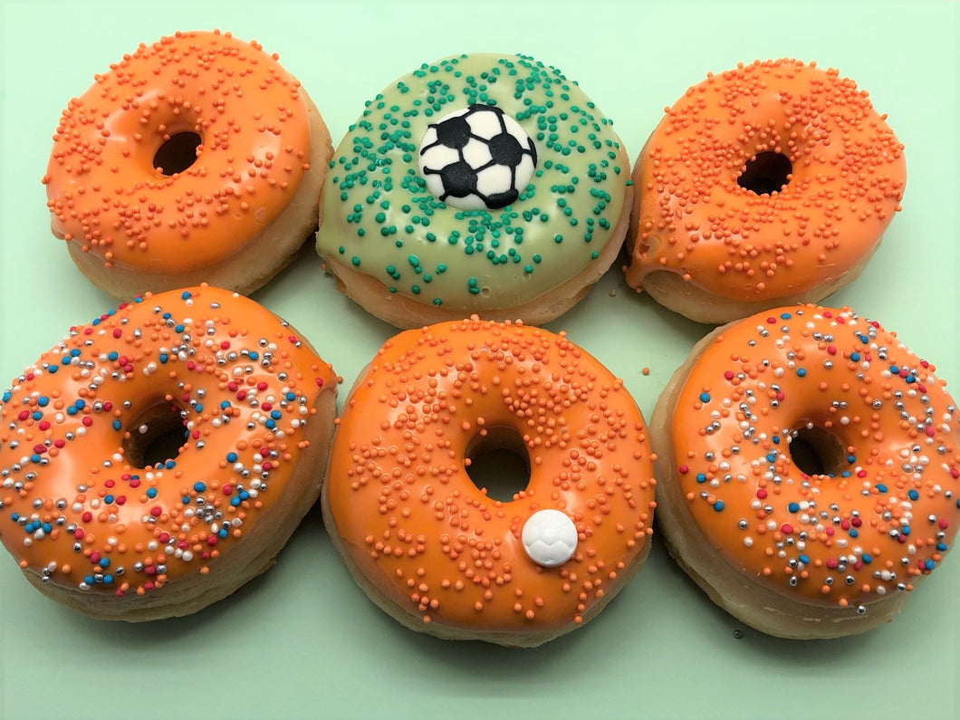 Mini Donut Box 'Voetbal'