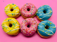 Mini Donut Box 'Stripes and Sprinkles'