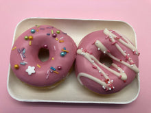 Afbeelding in Gallery-weergave laden, Mini Donut Box &#39;Pink&#39; 2 stuks
