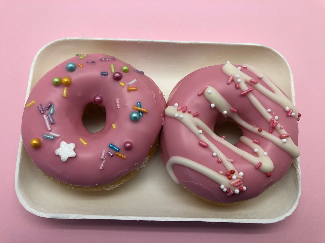 Mini Donut Box 'Pink' 2 stuks
