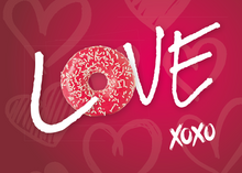 Afbeelding in Gallery-weergave laden, Mini Donut Box + wenskaart &#39;Love&#39;

