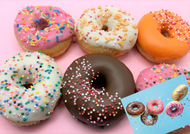 Mini Donut Box + wenskaart 'Blanco'