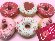 Mini Donut Box + wenskaart 'Love'
